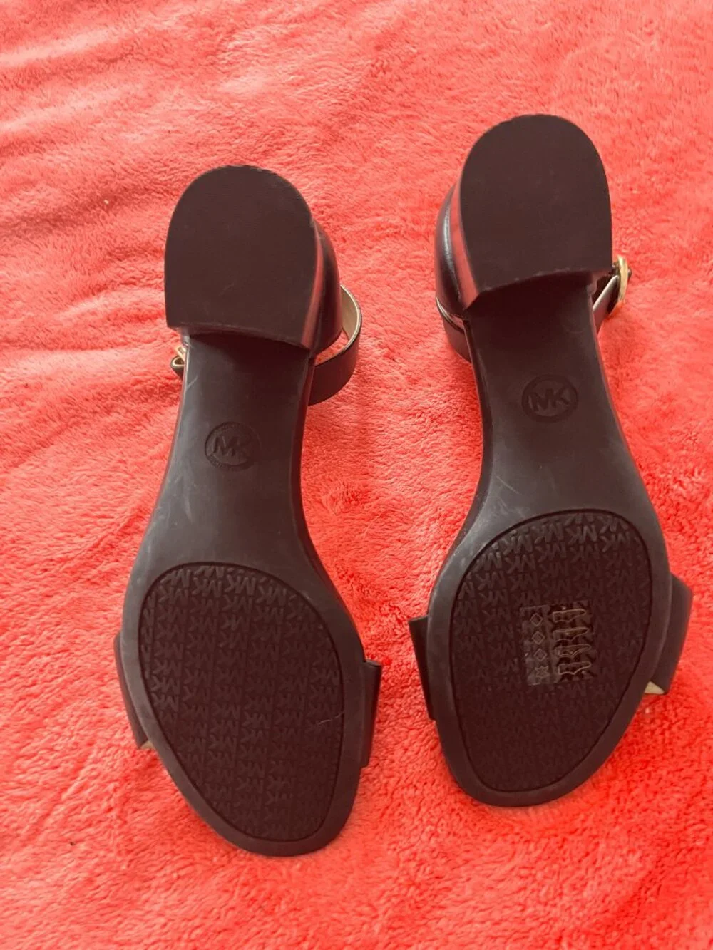 Michael Kors Black Leather Sandal - Picture 3 of 4